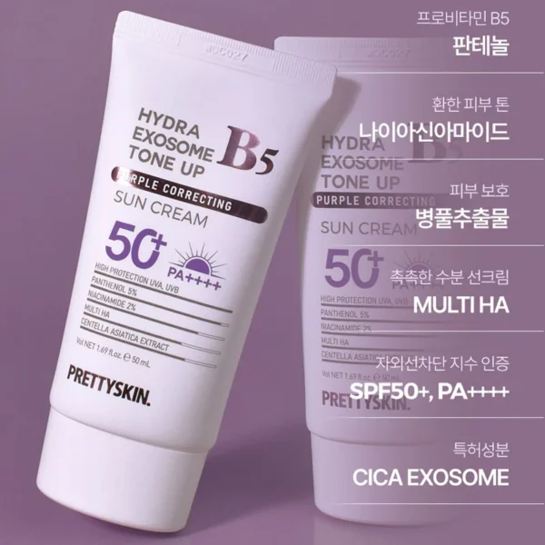 Kem chống nắng nâng tông Pretty Skin Hydra B5 Exosome Tone Up