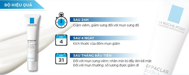 Kem trị mụn La Roche-Posay Effaclar Duo+