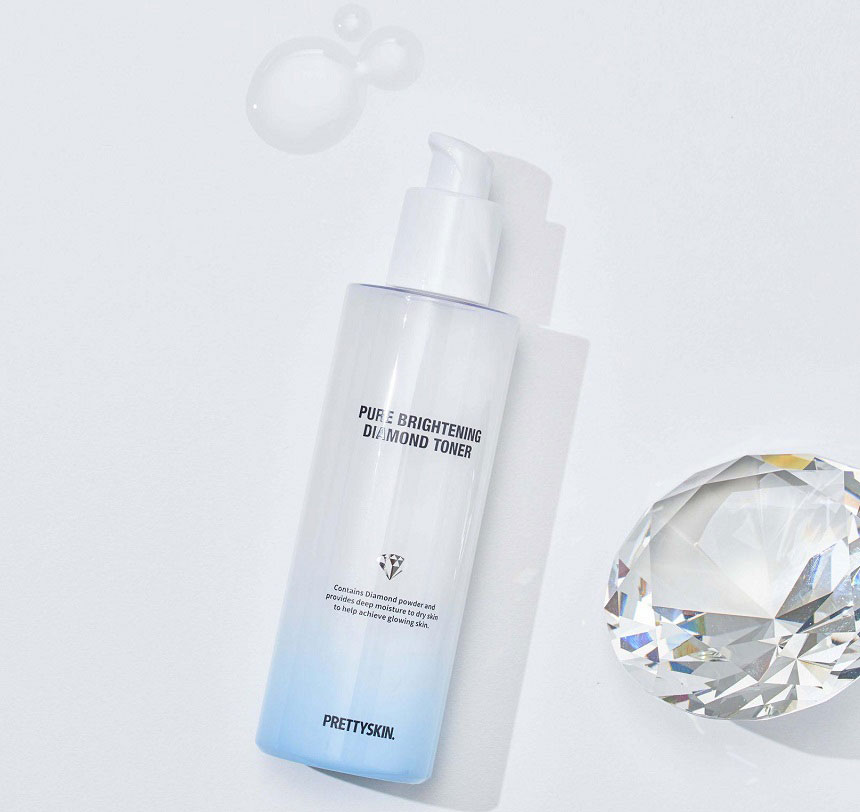 Nước hoa hồng Pretty Skin Pure Brightening Diamond Toner