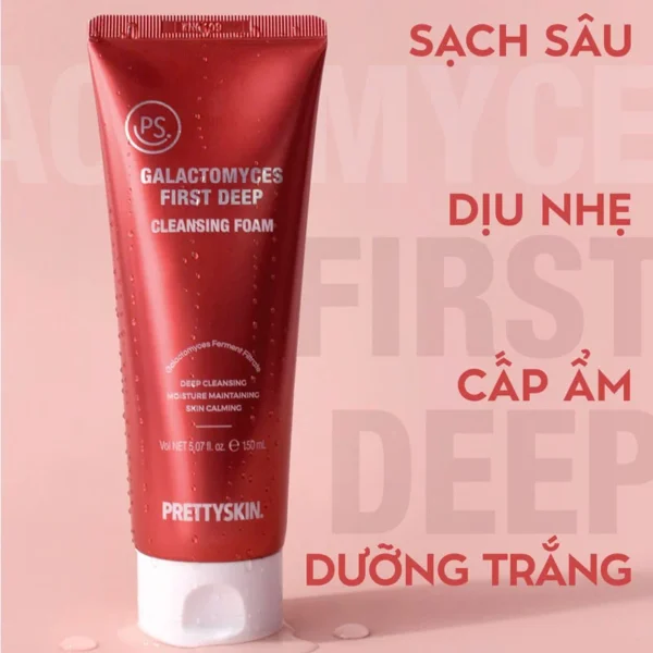 Sữa rửa mặt Pretty Skin Galactomyces First Deep Cleansing Foam Sữa rửa mặt Pretty Skin Galactomyces First Deep Cleansing Foam