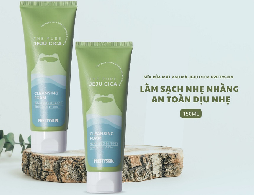 Pretty Skin The Pure Jeju Cica Cleansing Foam