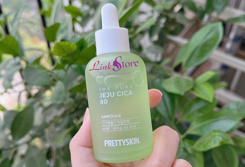 Tinh chất rau má Pretty Skin The Pure Jeju Cica 80 Ampoule