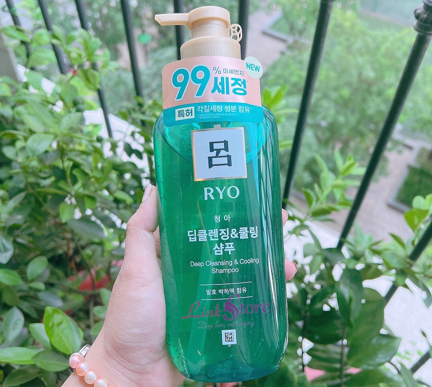 Bộ dầu gội và xả Ryo Deep Cleansing & Cooling