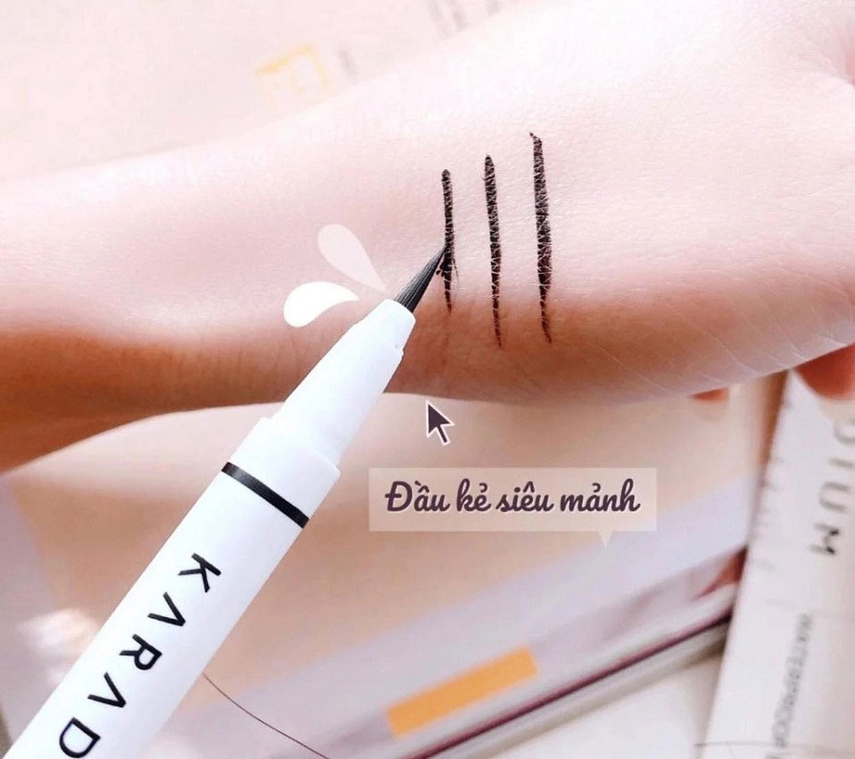 Kẻ mắt Karadium Waterproof Brush Liner