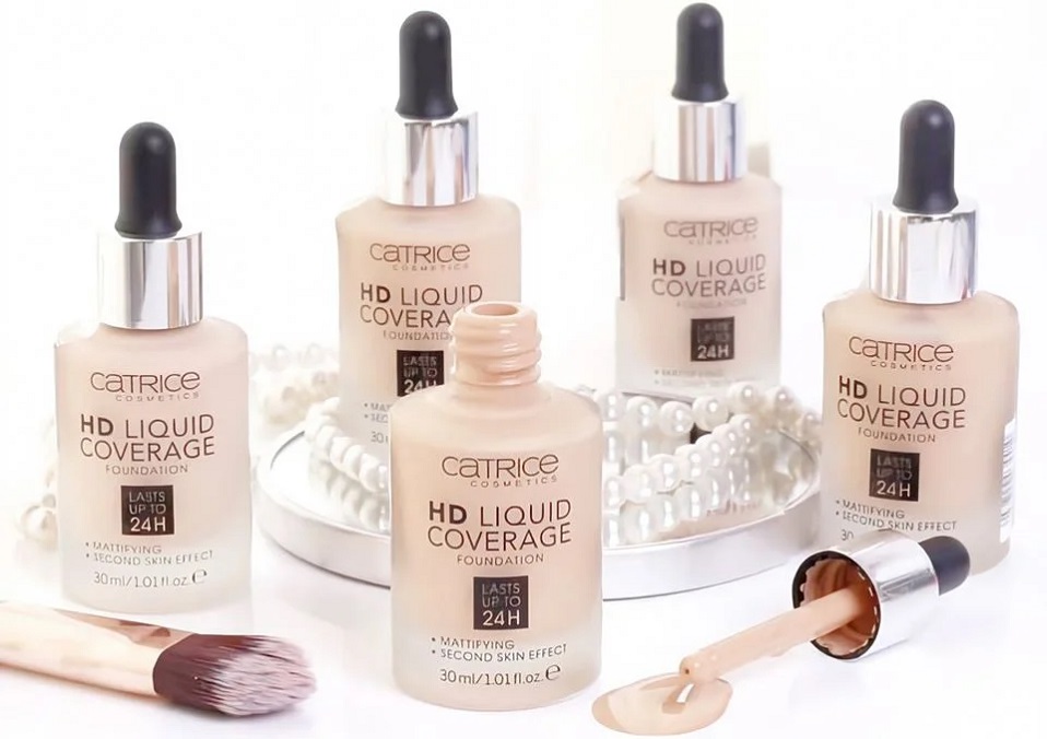 Kem nen Catrice HD Liquid Coverage Foundation 2 Kem nền Catrice HD Liquid Coverage Foundation