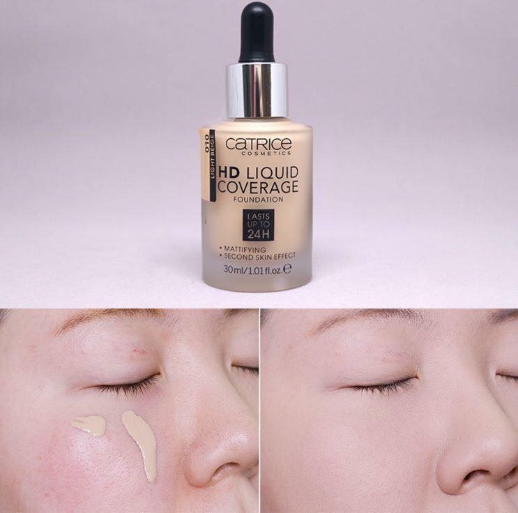 Kem nền Catrice HD Liquid Coverage Foundation