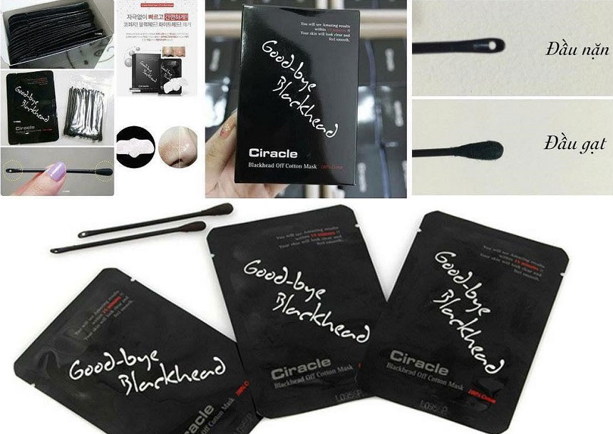 Miếng mặt nạ đẩy mụn đầu đen Ciracle Goodbye Blackhead