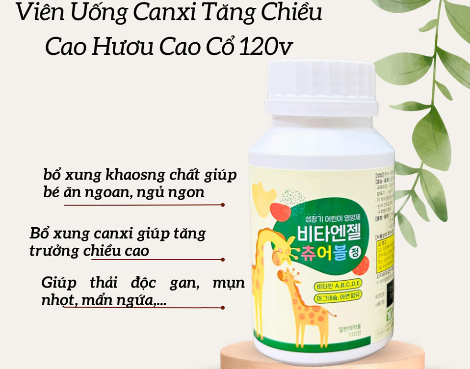 Canxi hươu cao cổ Hàn Quốc