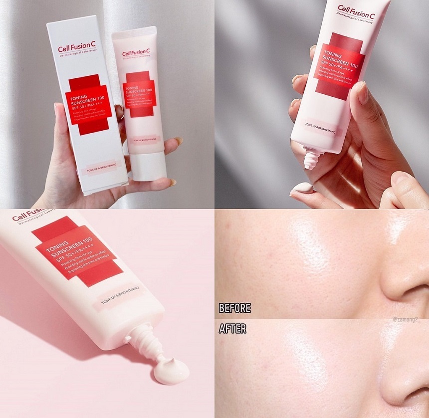 Kem chống nắng Cell Fusion C Toning Sunscreen 100