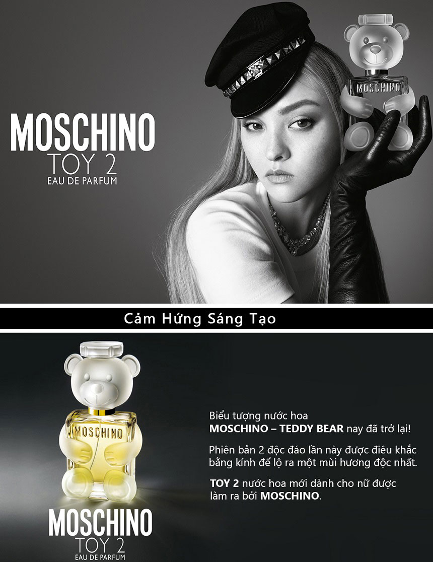 Nước hoa nữ Moschino Toy 2 Eau De Parfum