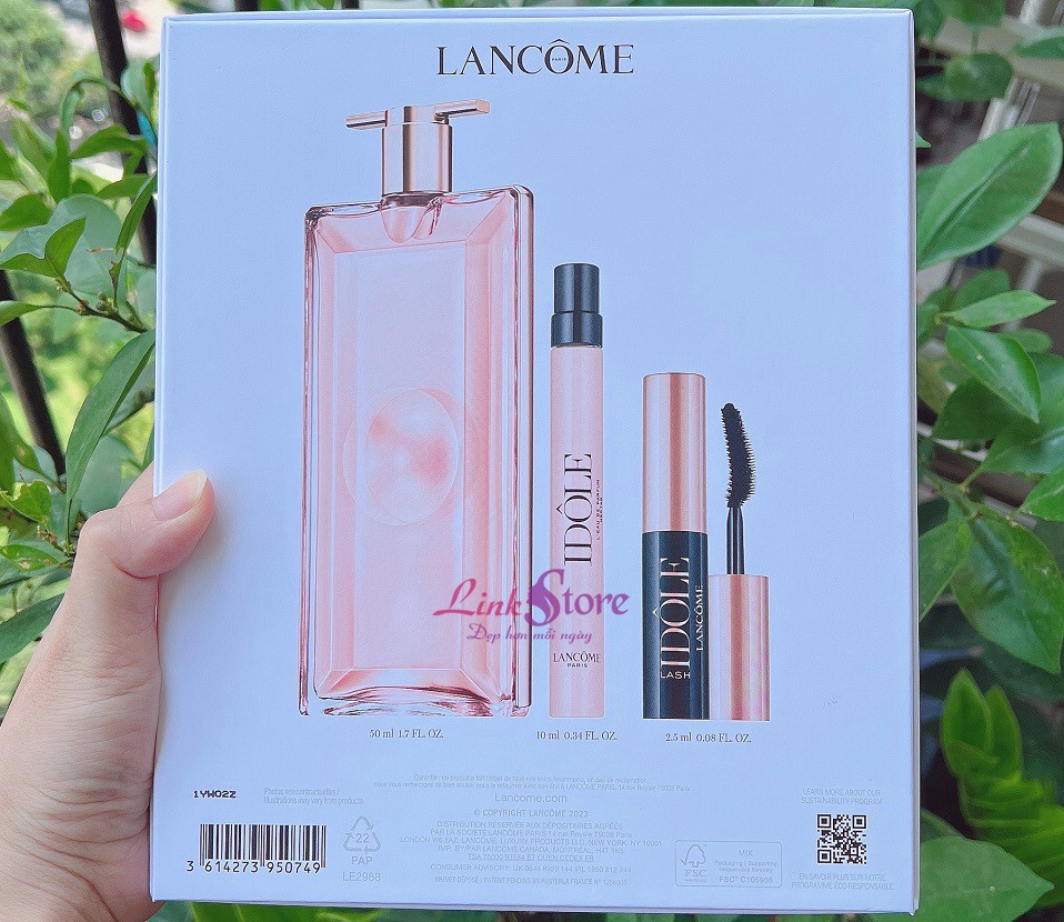 Set nước hoa Lancome Idôle Eau de Parfum 50ml 3 sản phẩm
