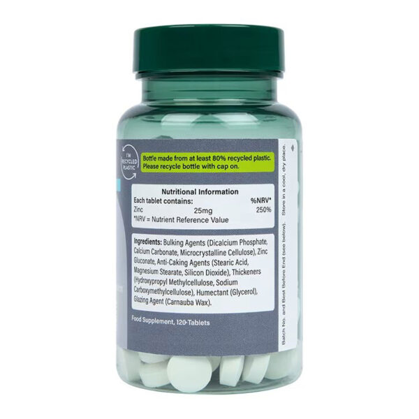 Viên bổ sung kẽm Zinc 25mg Holland & Barrett
