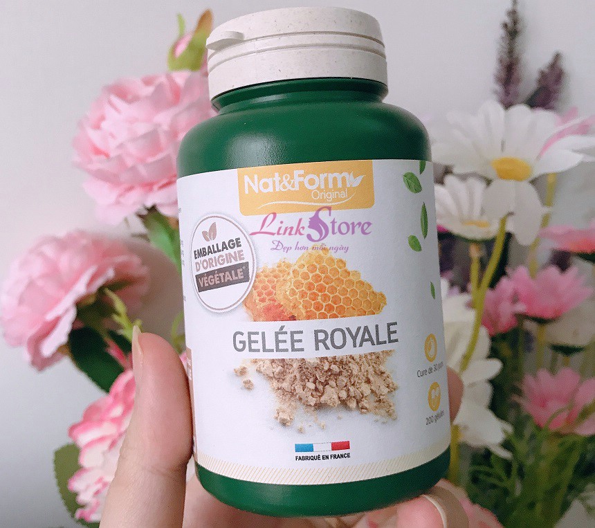 Vien sua ong chua Nat Form Gelee Royale 4 Viên sữa ong chúa Nat & Form Gelee Royale
