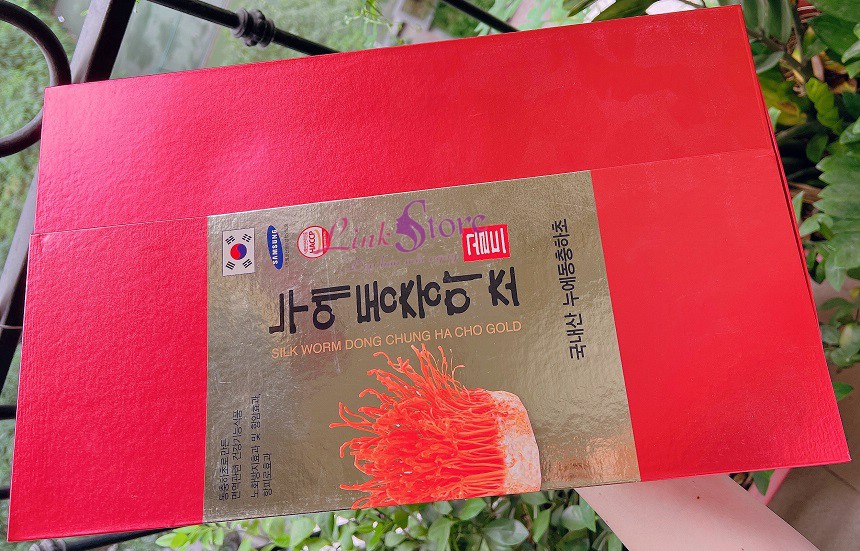 Đông trùng hạ thảo Hàn Quốc Silk Worm Dong Chung Ha Cho Gold