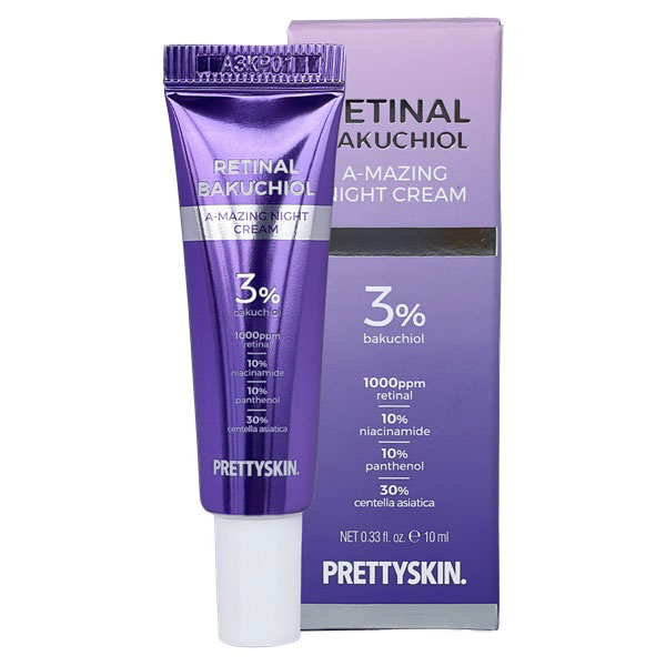Kem dưỡng Pretty Skin Retinal Bakuchiol A-Mazing Night Cream 10ml - 30ml - 50g