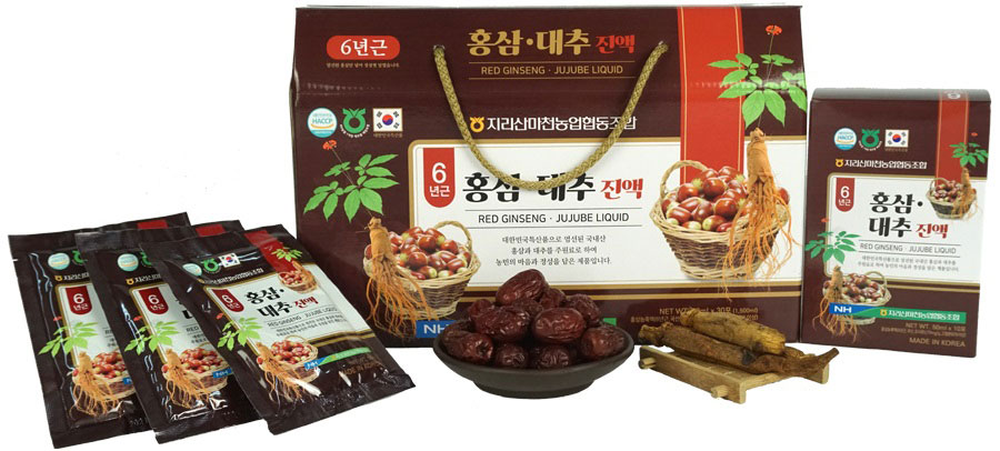 Nuoc hong sam tao do Han Quoc Red Ginseng Jujube Liquid 5 Nước hồng sâm táo đỏ Hàn Quốc Red Ginseng & Jujube Liduid