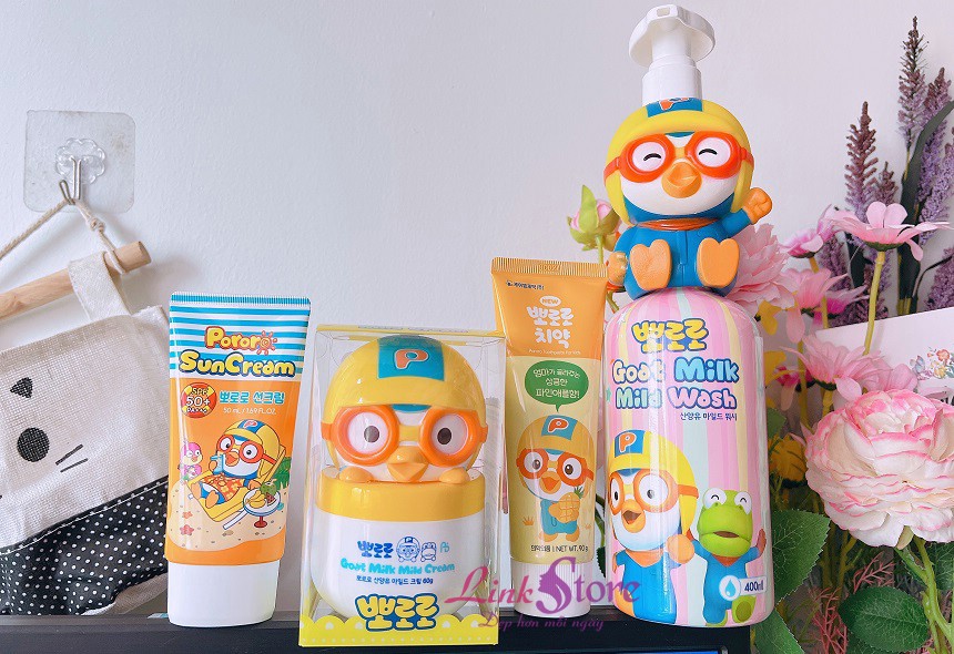 Kem dưỡng trẻ em Pororo Goat Milk Mild Cream