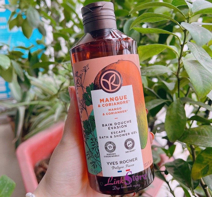 Yves Rocher Mango Coriander Bath And Shower Gel