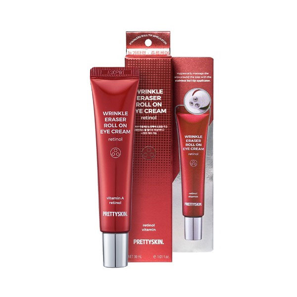 Kem dưỡng mắt Pretty Skin Wrinkle Eraser Roll Eye Cream Retinol