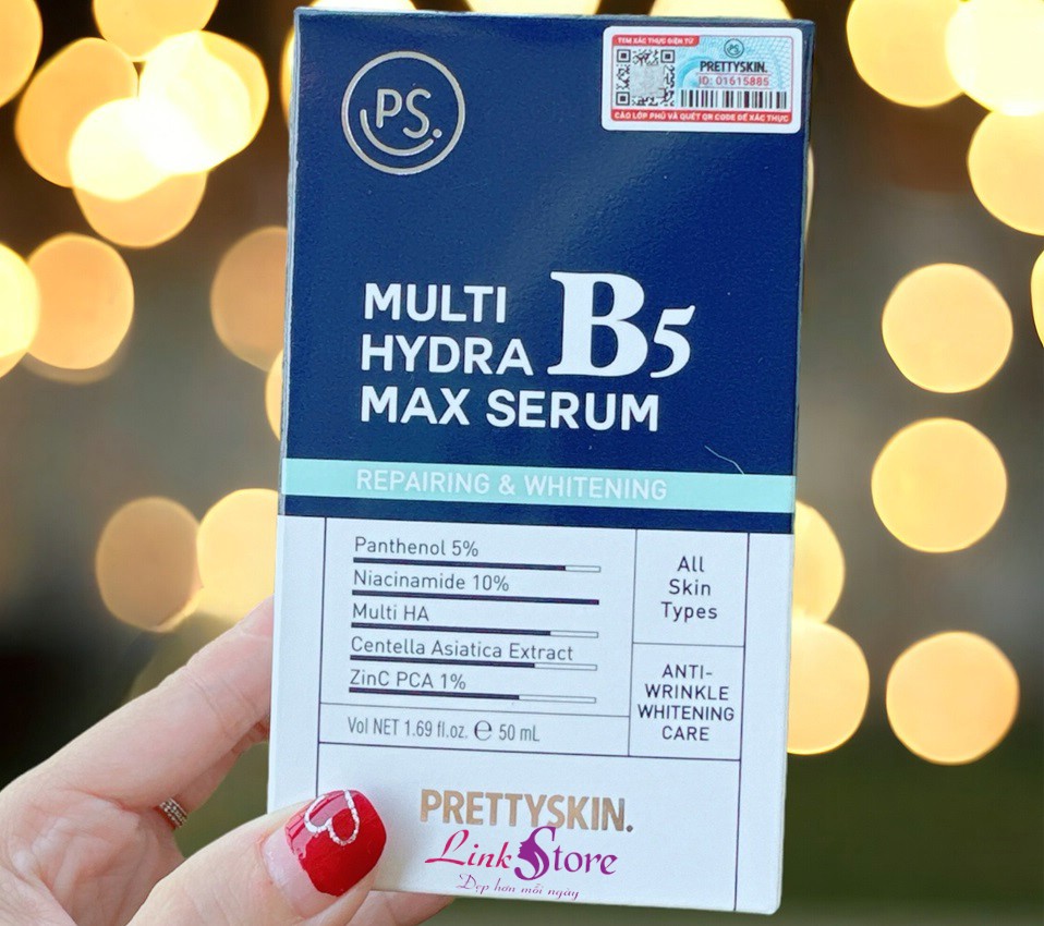 Tinh chất Pretty Skin Multi Hydra B5 Max Serum cho da dầu