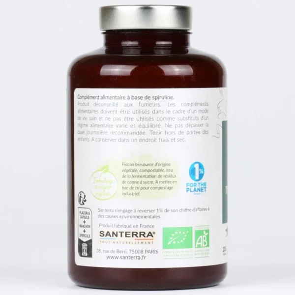 Viên uống tảo xoắn Santerra Spiruline Bio Energie Tonus & Vitalite