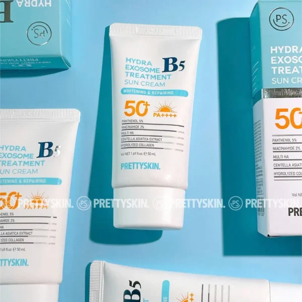 Kem chống nắng Pretty Skin Hydra B5 Exosome Treatment Sun Cream Kem chống nắng Pretty Skin Hydra B5 Exosome Treatment Sun Cream