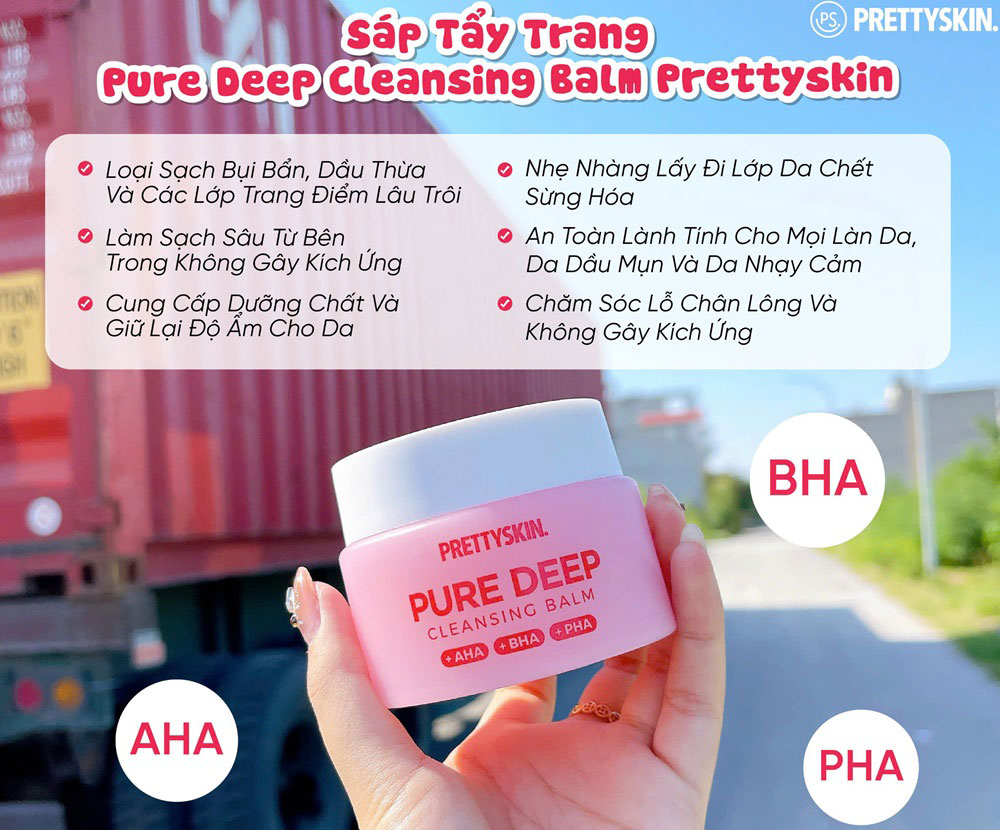 Sap tay trang Pretty Skin Pure Deep Cleansing Balm 10 Sáp tẩy trang Pretty Skin Pure Deep Cleansing Balm