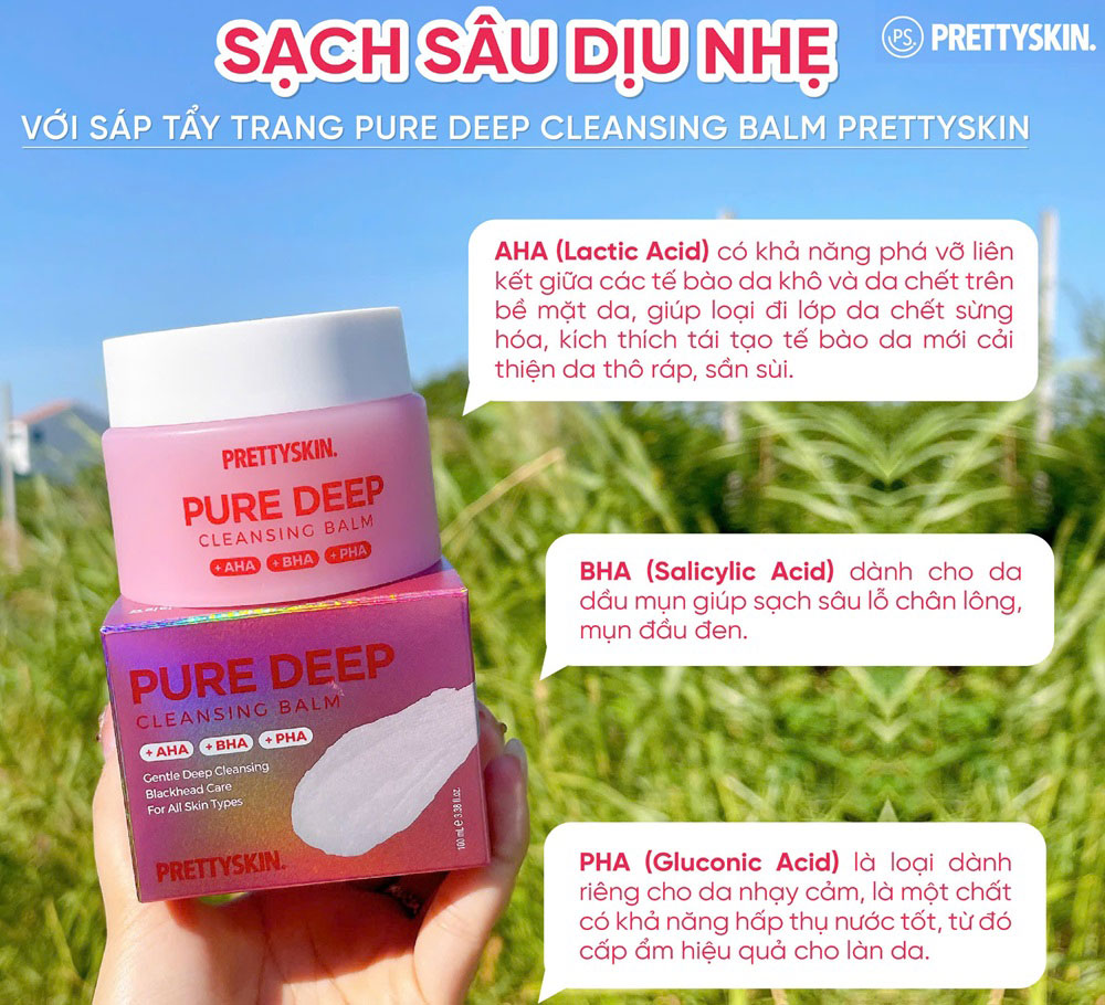 Sap tay trang Pretty Skin Pure Deep Cleansing Balm 9 Sáp tẩy trang Pretty Skin Pure Deep Cleansing Balm