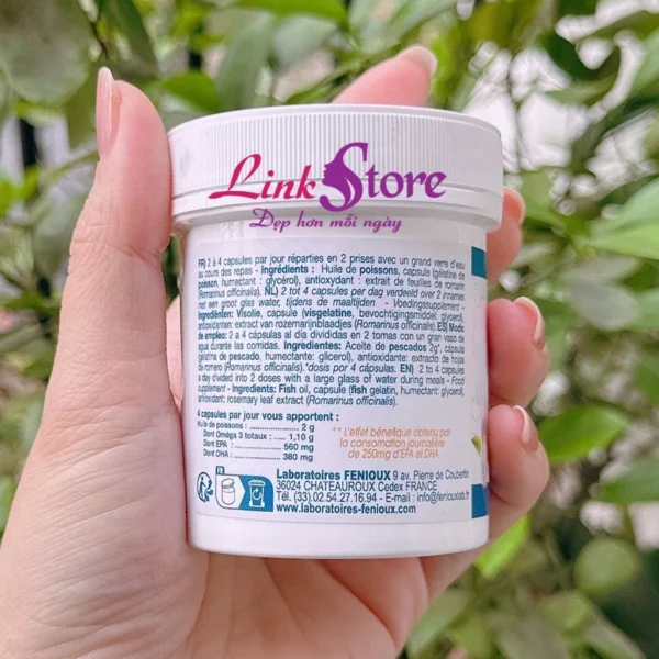 Viên uống Omega 3 Fort Laboratoires Fenioux 120 viên
