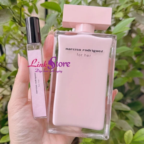 Nước hoa Narciso Rodriguez For Her Eau De Parfum 100ml và Chiết 10ml Nước hoa Narciso Rodriguez For Her Eau De Parfum 100ml và Chiết 10ml