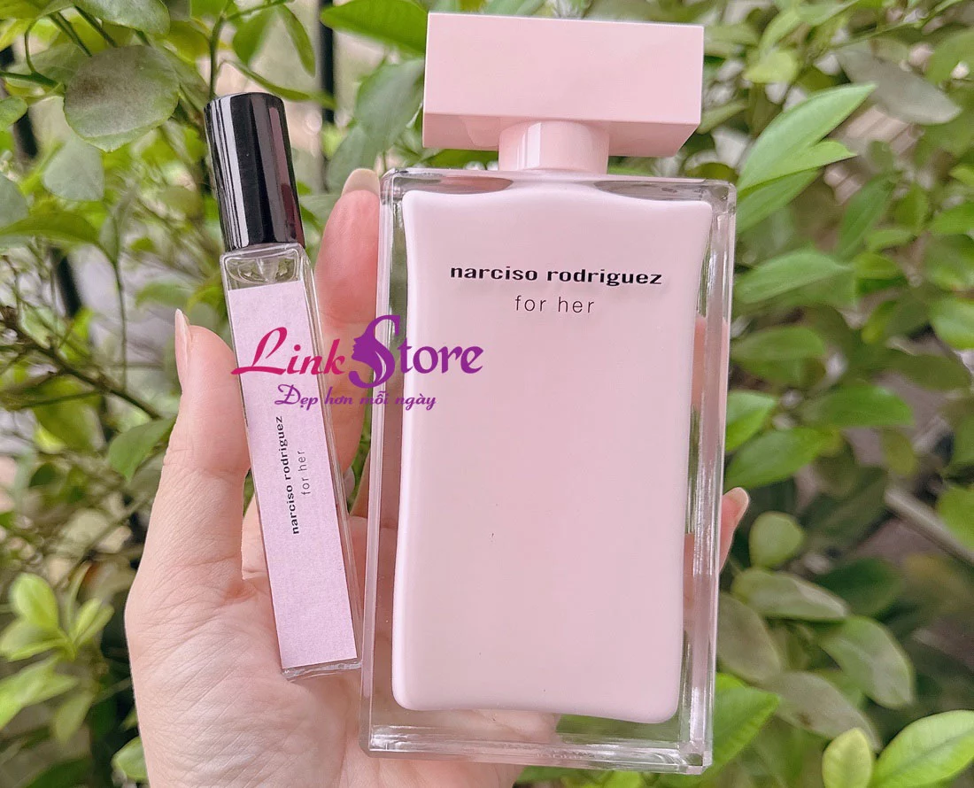 Nuoc hoa Narciso Rodriguez for Her Eau de Parfum 2 Nước hoa Narciso Rodriguez For Her Eau De Parfum 100ml và Chiết 10ml