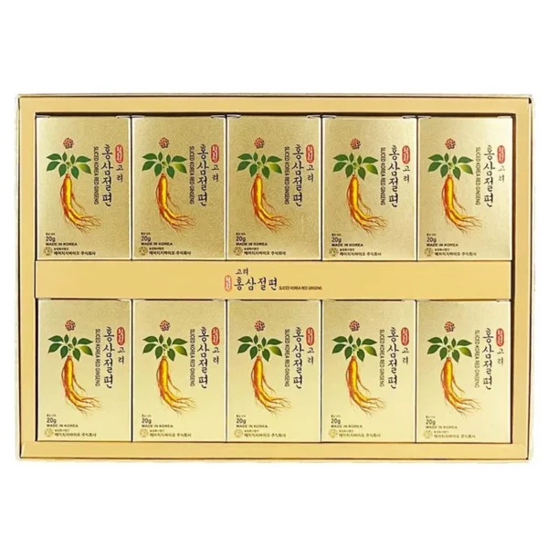 Sâm thái lát tẩm mật ong Sliced Korea Red Ginseng Hàn Quốc