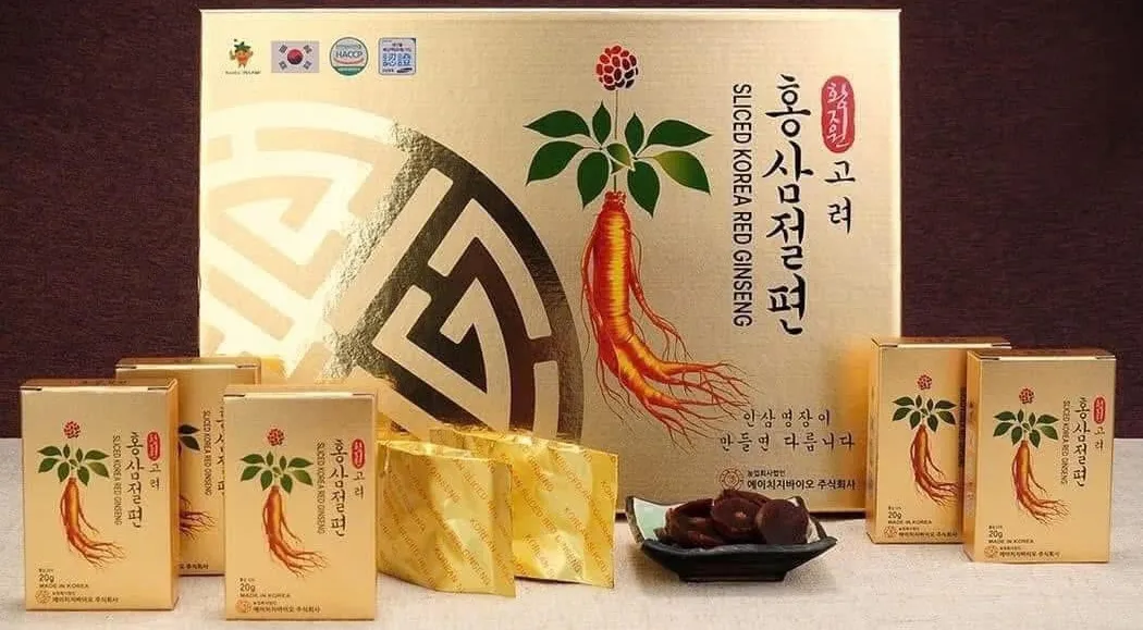 Sâm thái lát tẩm mật ong Sliced Korea Red Ginseng Hàn Quốc